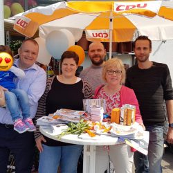 Wahlstand Edeka Untergrombach